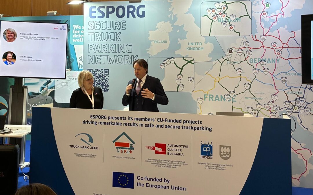 Successful FNTR & ESPORG Workshop at SOLUTRANS — A Stronger Collaboration for Safer and Better Truck Parking in France